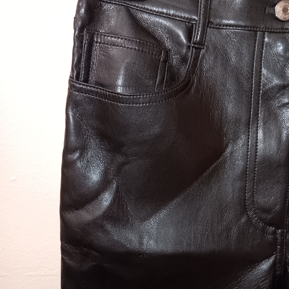 Wilfred Black Leather Trousers - Picture 3 of 10